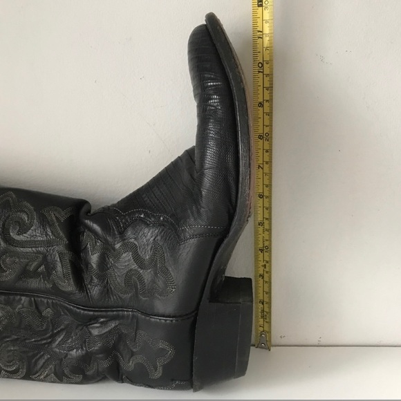 JUSTIN Men Leather Western Cowboy Boots 9 1/2 D - Picture 10 of 10